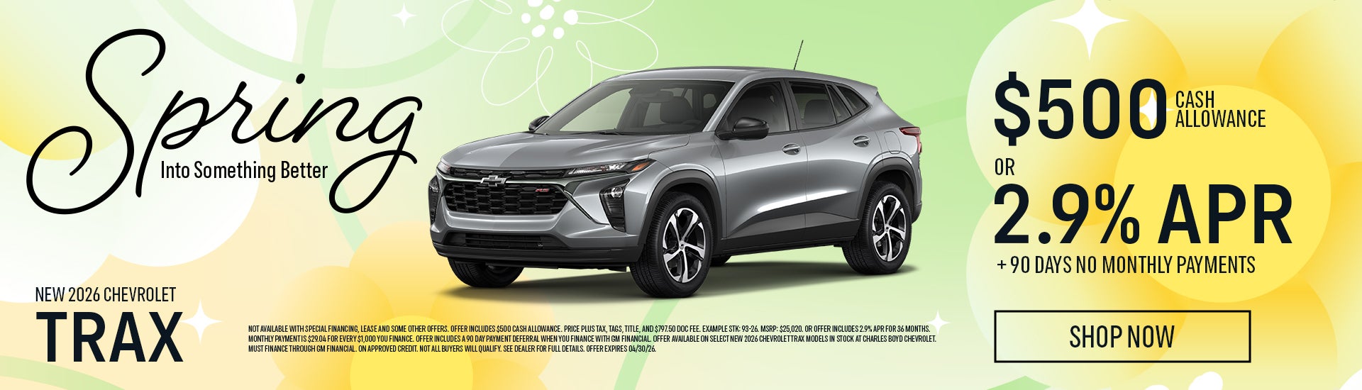 New 2026 Chevrolet Trax