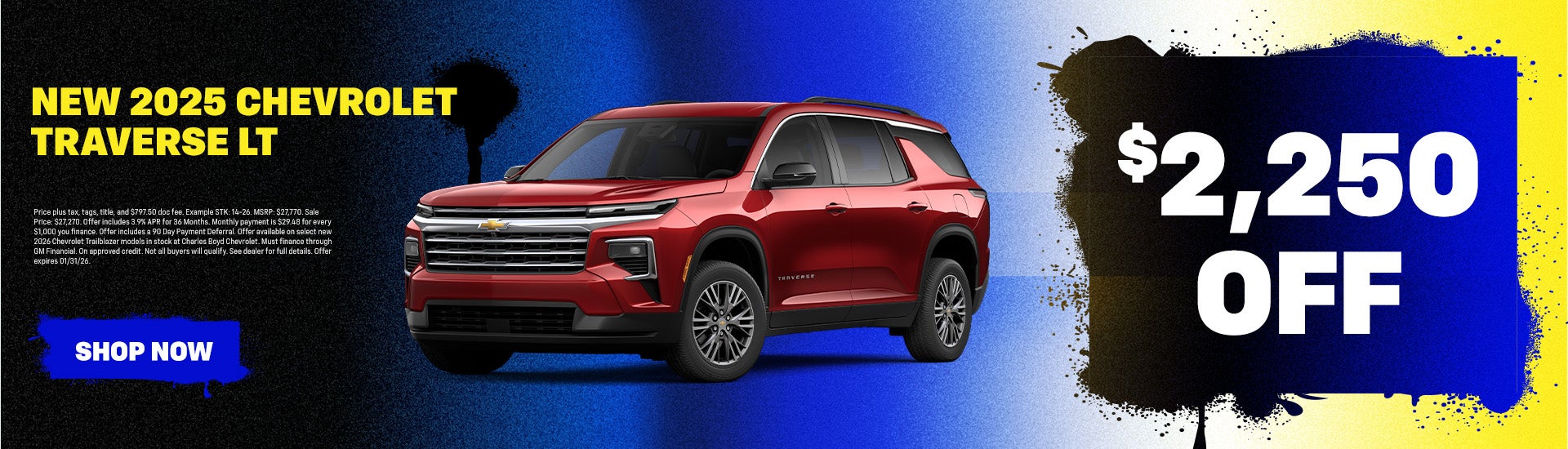 New 2025 Chevrolet Traverse LT