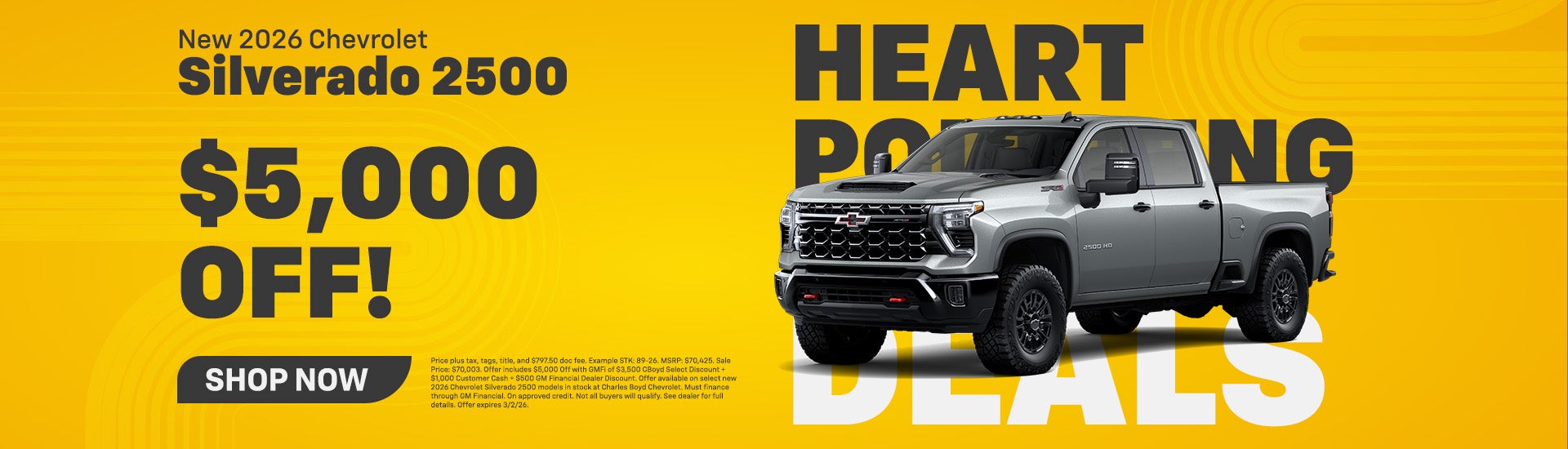 New 2026 Chevrolet Silverado 2500 